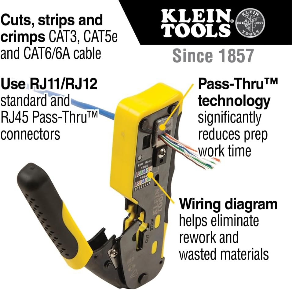 Klein Tools 80072 RJ45 Cable Tester Kit LAN Scout Jr 2