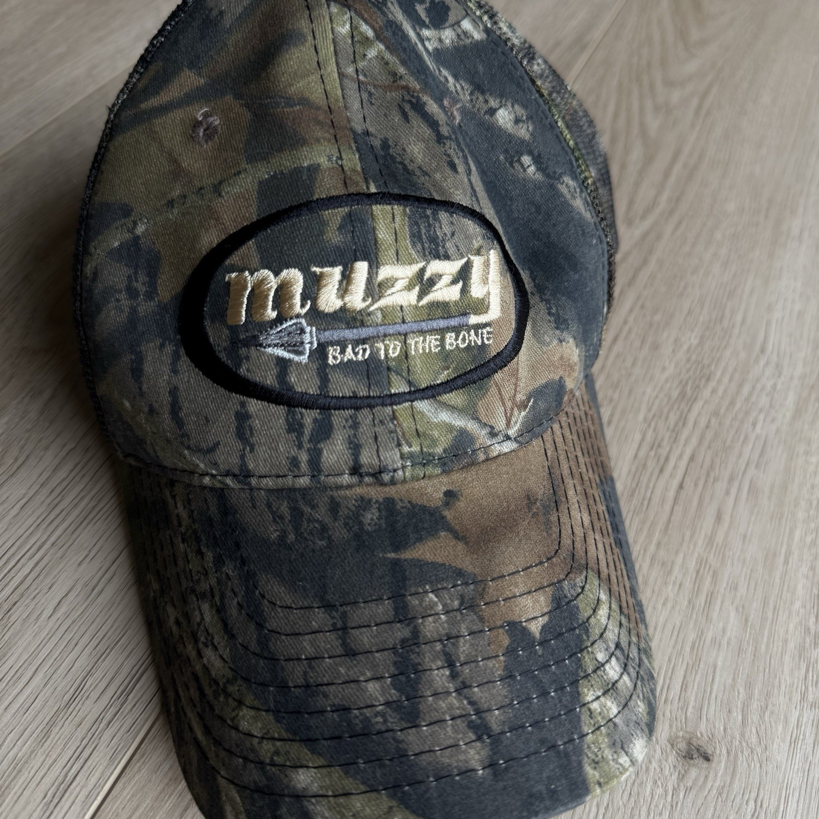 Muzzy Bad To The Bone Camouflage Adjustable Snapback Hat