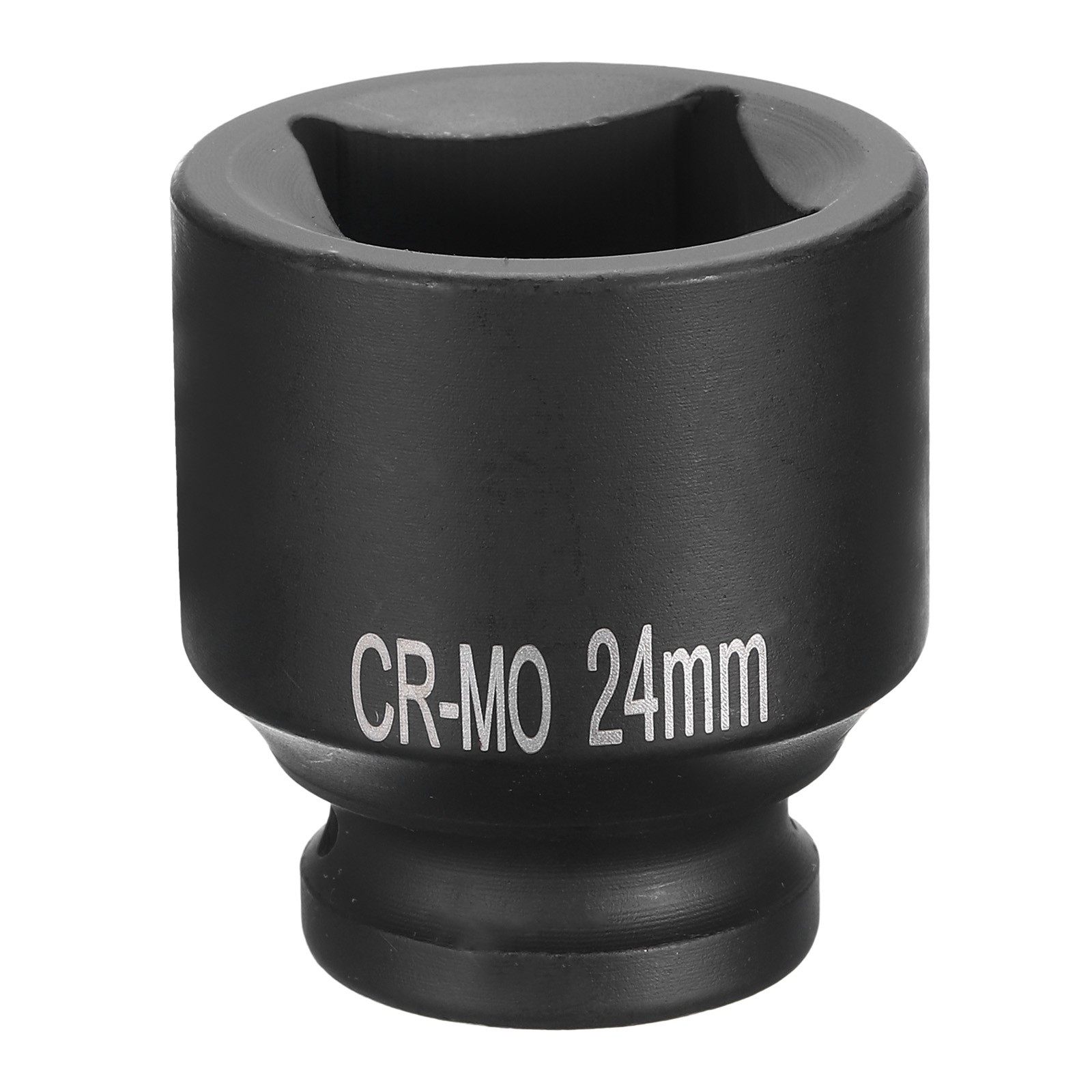 4 Point Square Socket 1/2" Drive 24mm Metric CR-MO Square Impact Wheel Socket