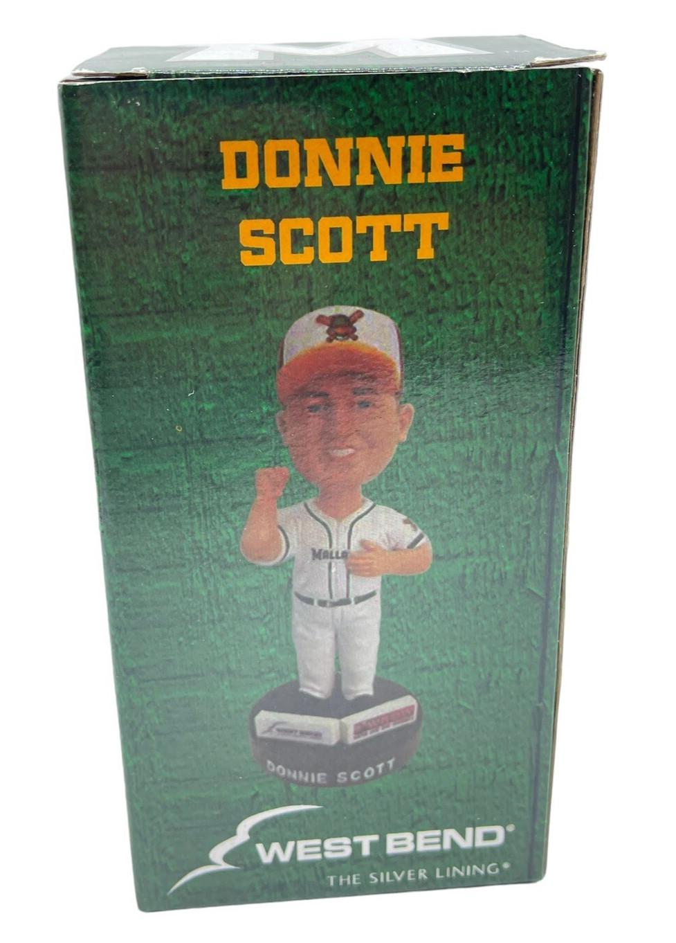 Madison Mallards Manager Donnie Scott Bobblehead Baseball West Bend Unboxed