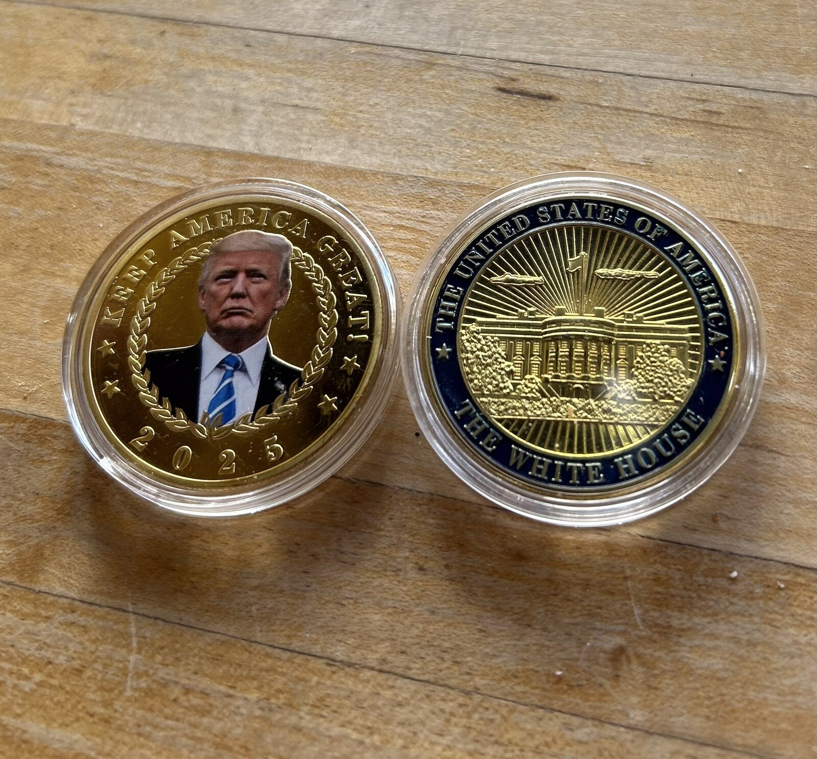 TRUMP WHITE HOUSE Signature CHALLENGE COIN 2025 INAUGURATION REPUBLICAN MAGA GOP