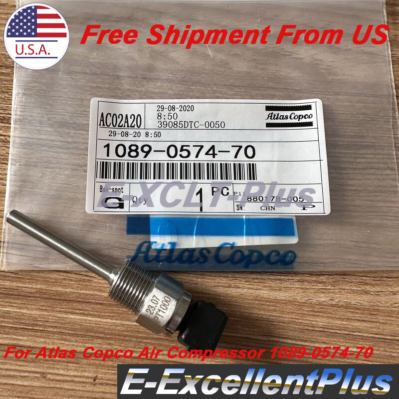 Temperature Sensor 1089057470 For Atlas Copco Air Compressor 1089-0574-70 GA55