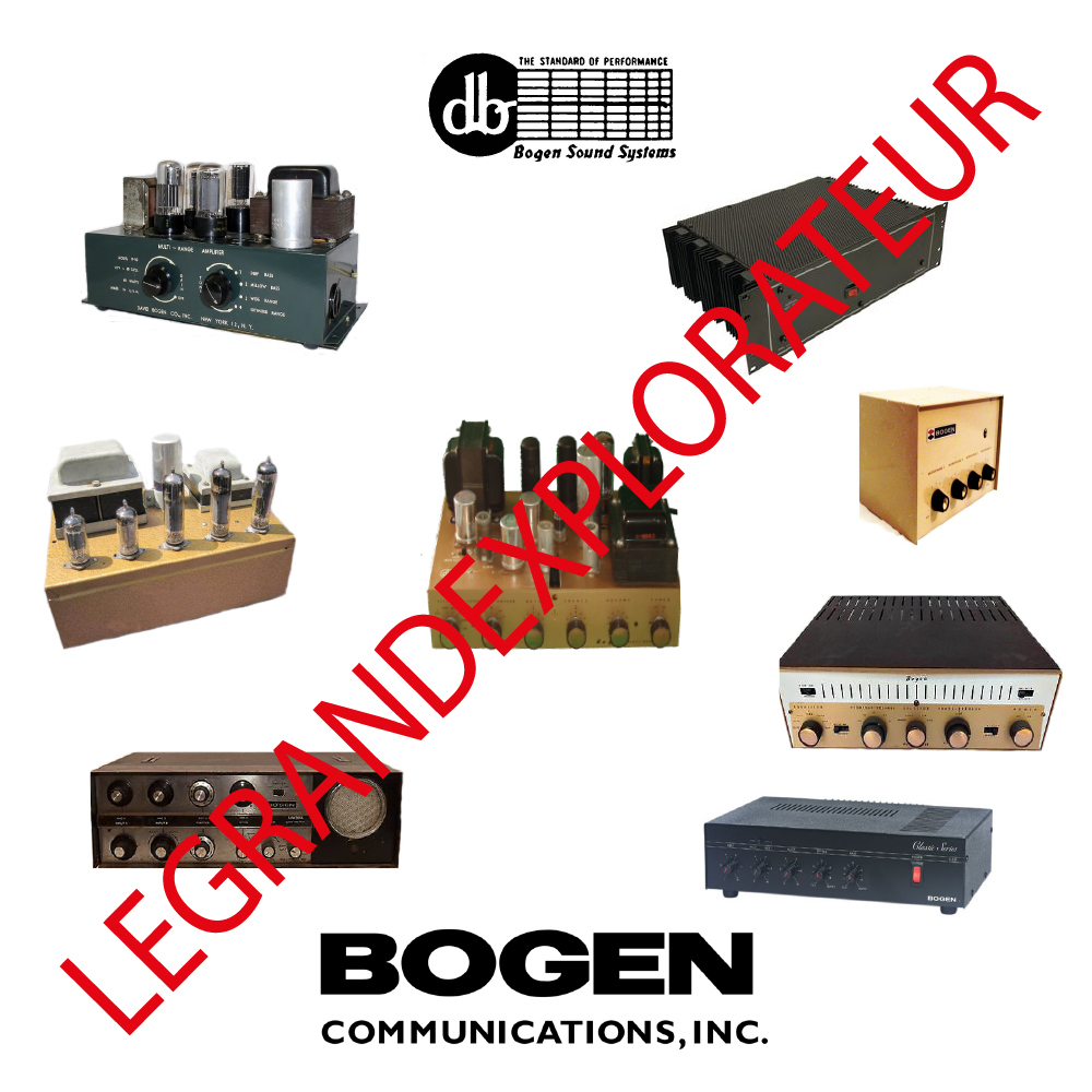 Ultimate Bogen David Bogen Repair Service Manual Schematics   500 manuals on DVD