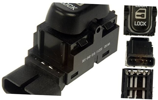 1-Button Door Lock Switch for Chevy Lumina 95-01 Monte Carlo 95-99 901-040