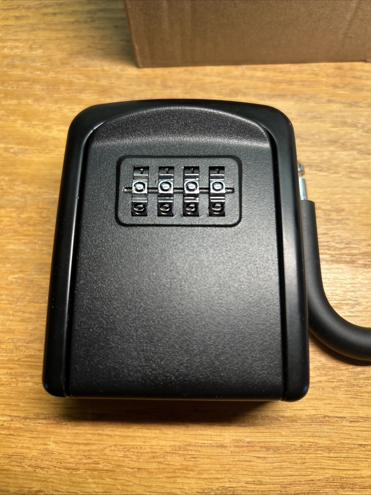 Key Safe 4-Digit Combination Alloy Safe Wall Mount Storage Safe Security Outdoor