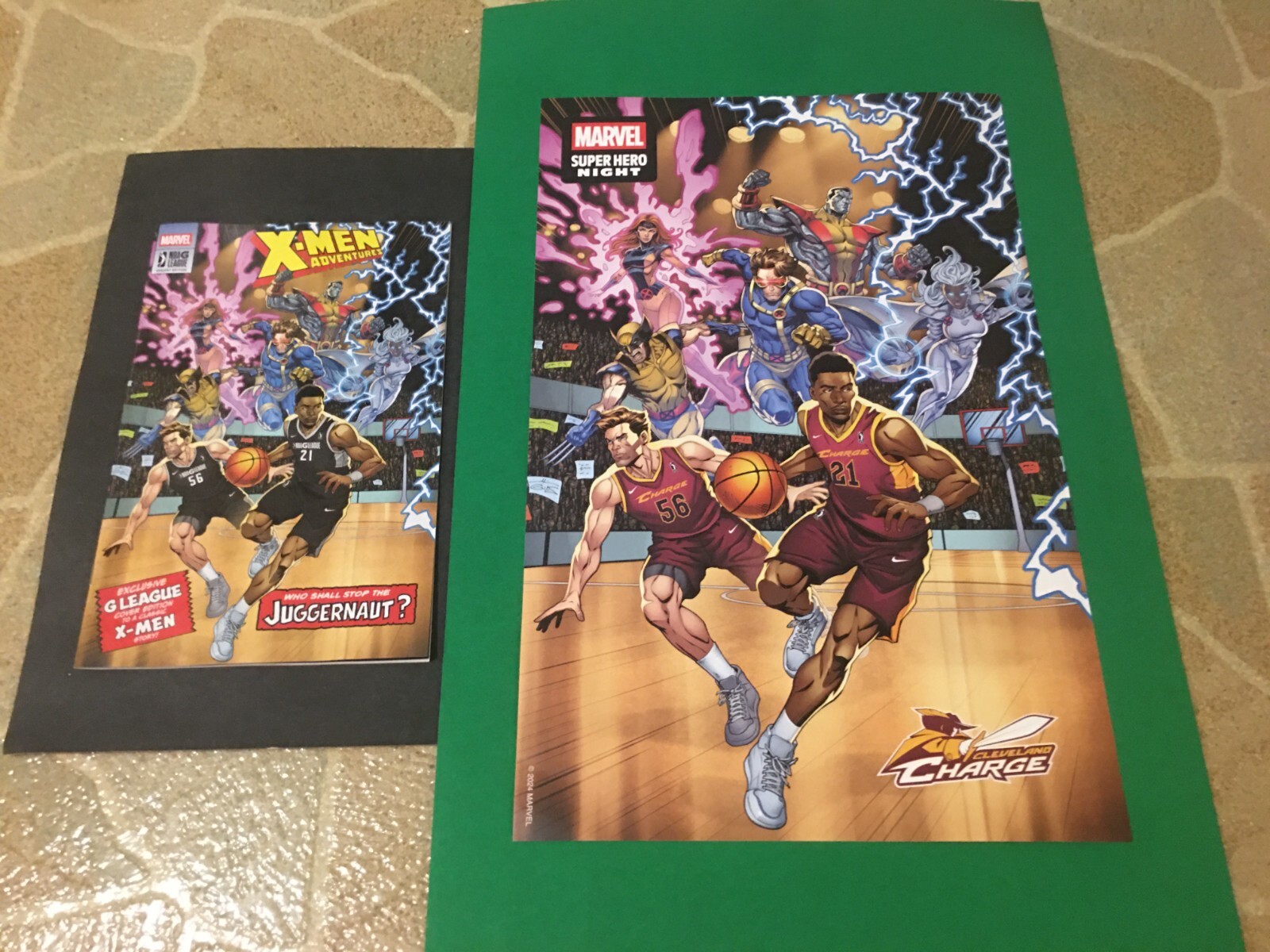 Cleveland Charge Marvel Superhero Night Poster & Comic NBA G League Poster READ