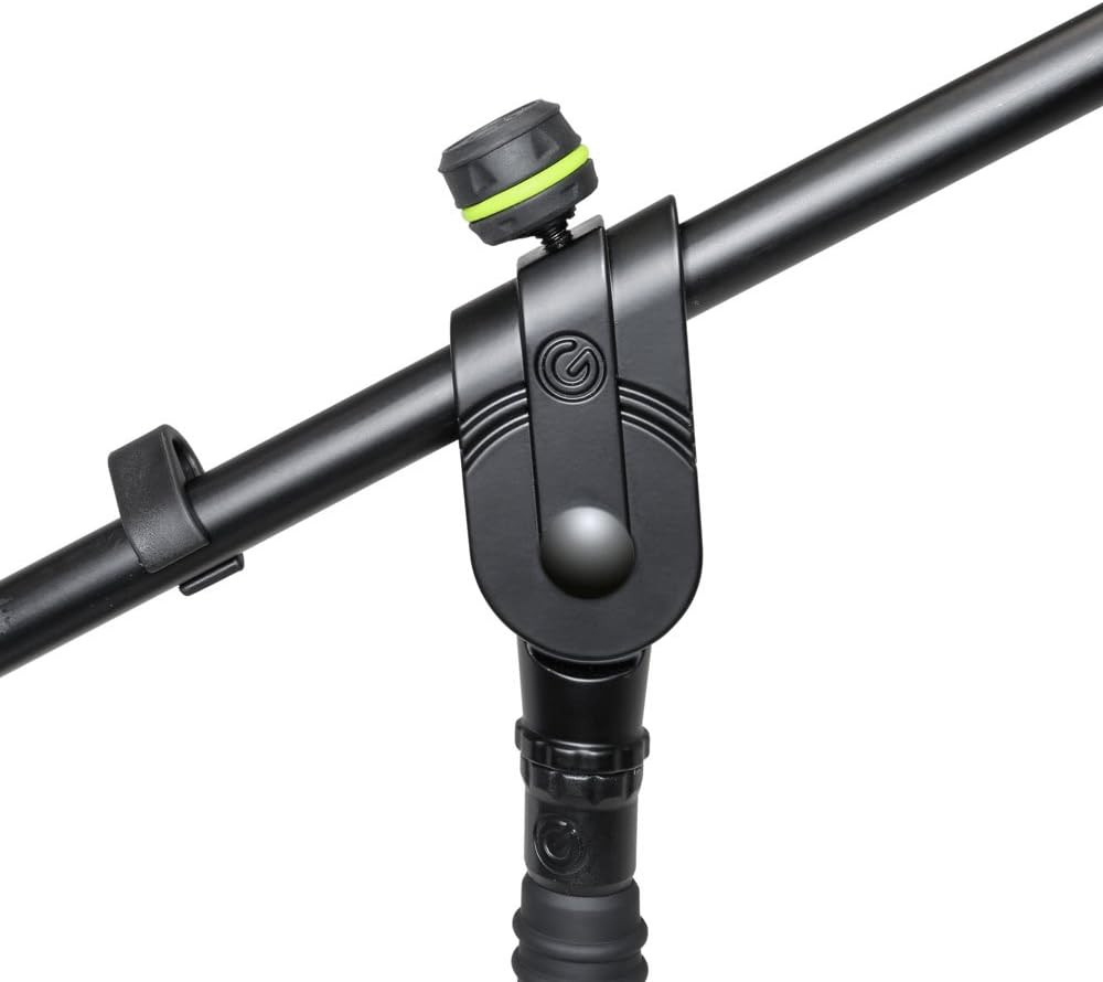 MS 2322 B Microphone Stand with round Base and 2-Point Adjustment Telescoping Bo