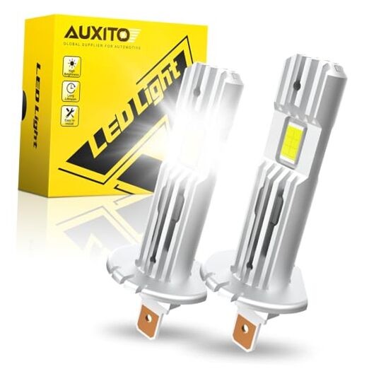 LED Bulb, 600% Brighter, 1:1 Mini Size No Adapter Needed, 5 Min Quick H1
