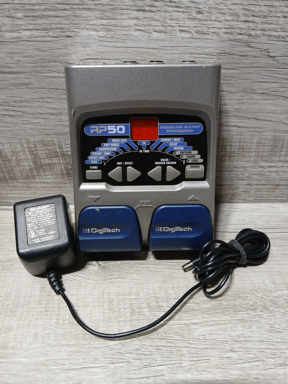DigiTech RP50V Multi-Effect Modeling Guitar Processor w/ Power Adapter *TESTED*