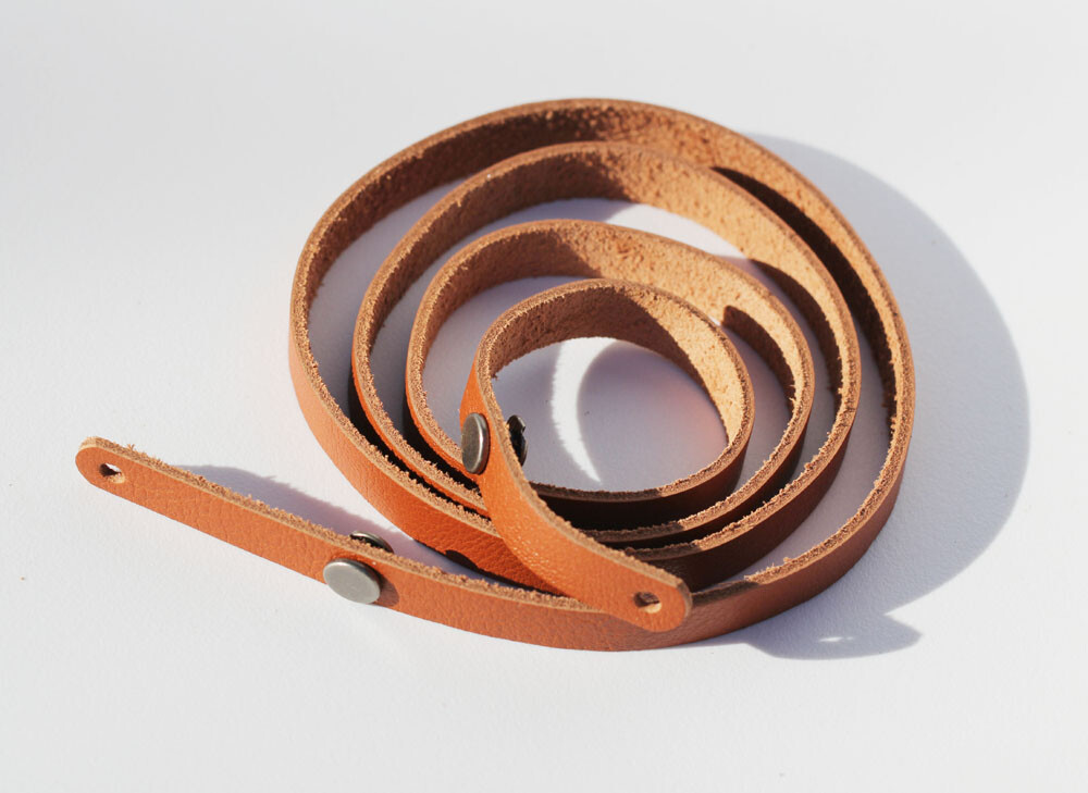 Soft Genuine Leather Neck Shoulder Strap