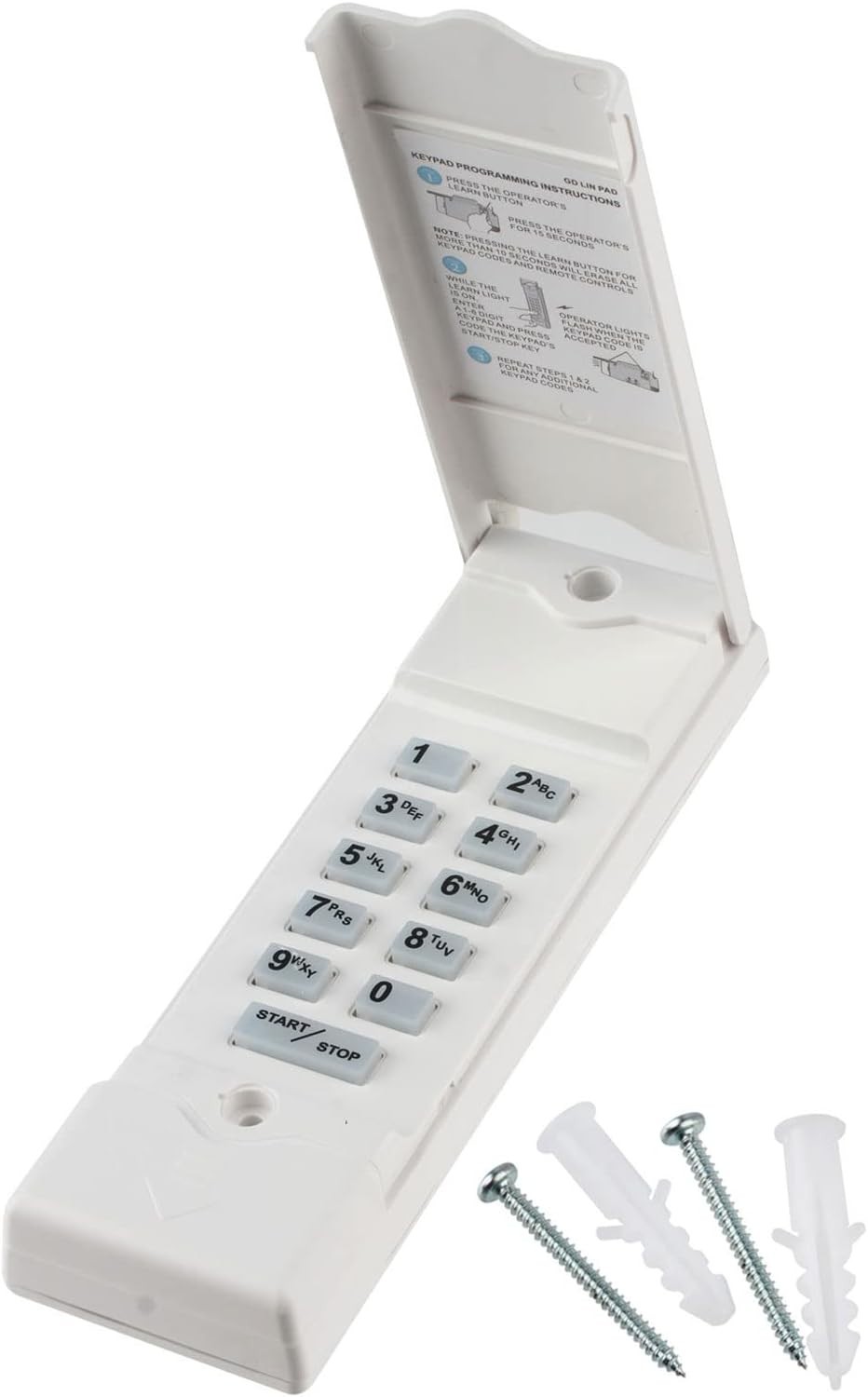 Linear MDTK Garage Door Remote Keypad 3 Button Infrared Self Programmable
