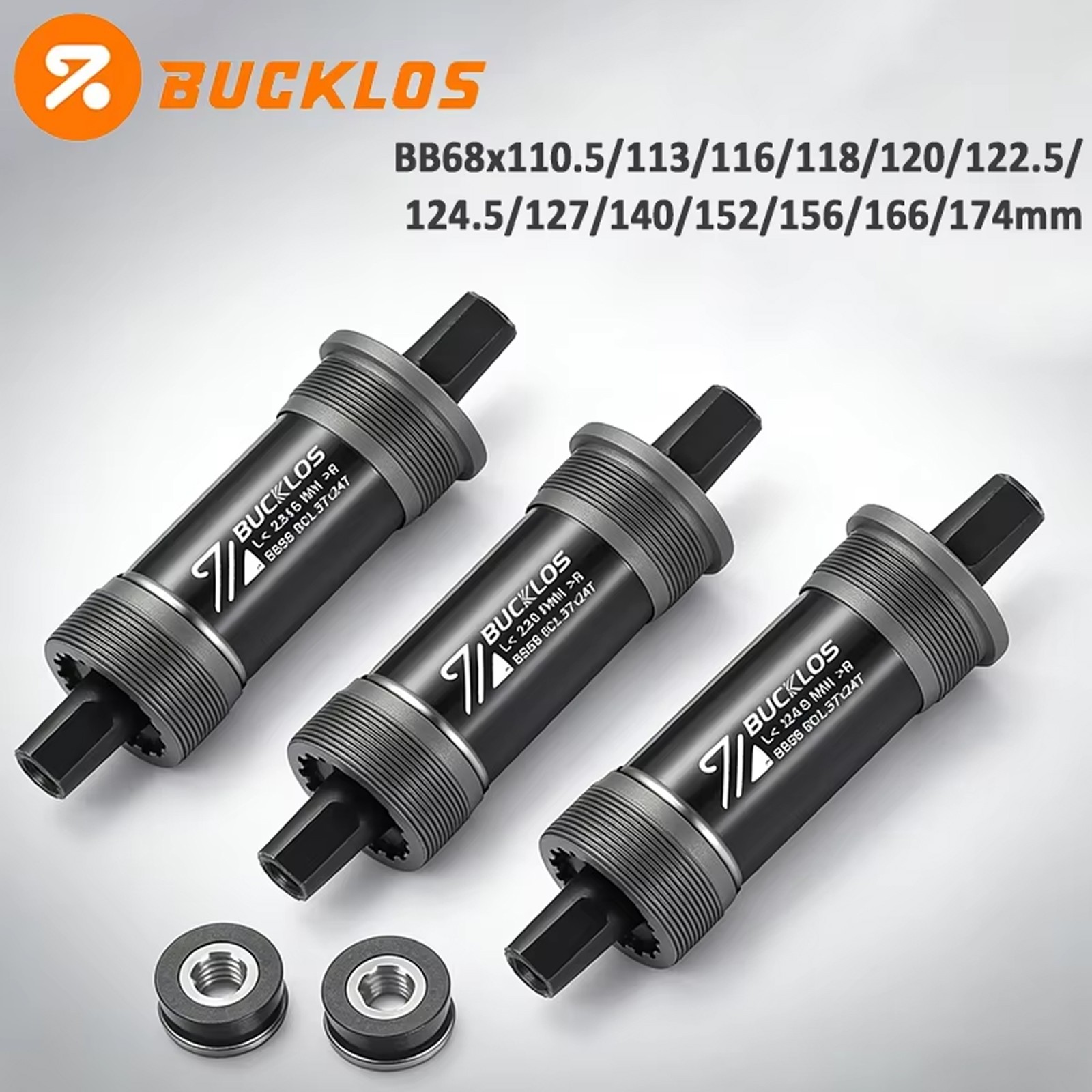 Bicycle Square Taper Bottom Bracket BB68/80/90 MTB Folding Bike Sealed Bearings