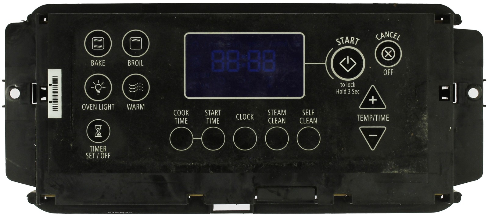 Whirlpool Range W10173524 Control Board W/ Black Overlay