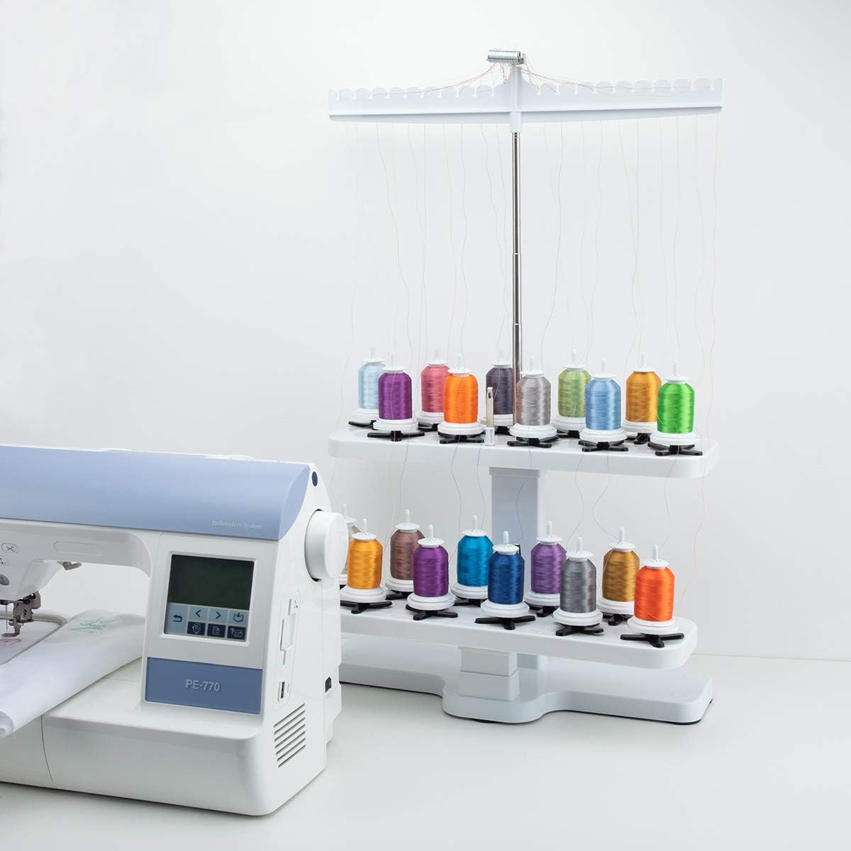 20 Spool Thread Stand for Embroidery Machine Sewing Quilting Serger