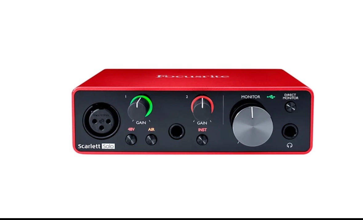 Focusrite Scarlett Solo 3rd Third Gen USB Audio Interface MOSC0024 NEW SEALED..