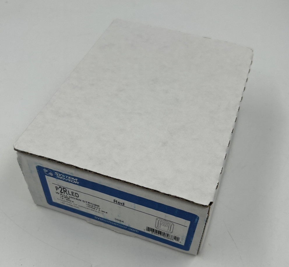 System Sensor LED Horn Strobe P2RLED Red Fire Alarm Light Genuine OEM Device