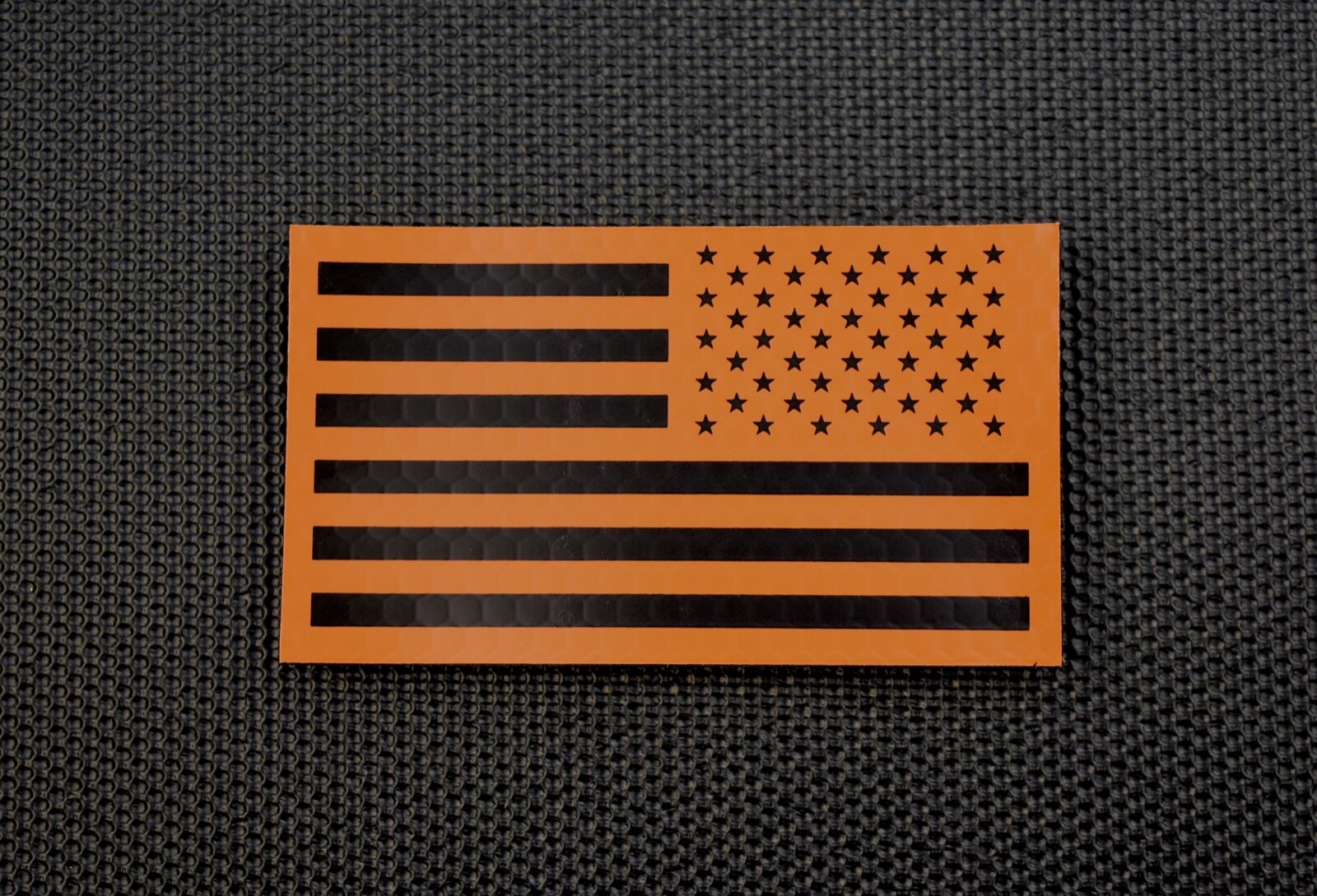 SAR Infrared US Flag Patch Set Orange & Black Search & Rescue