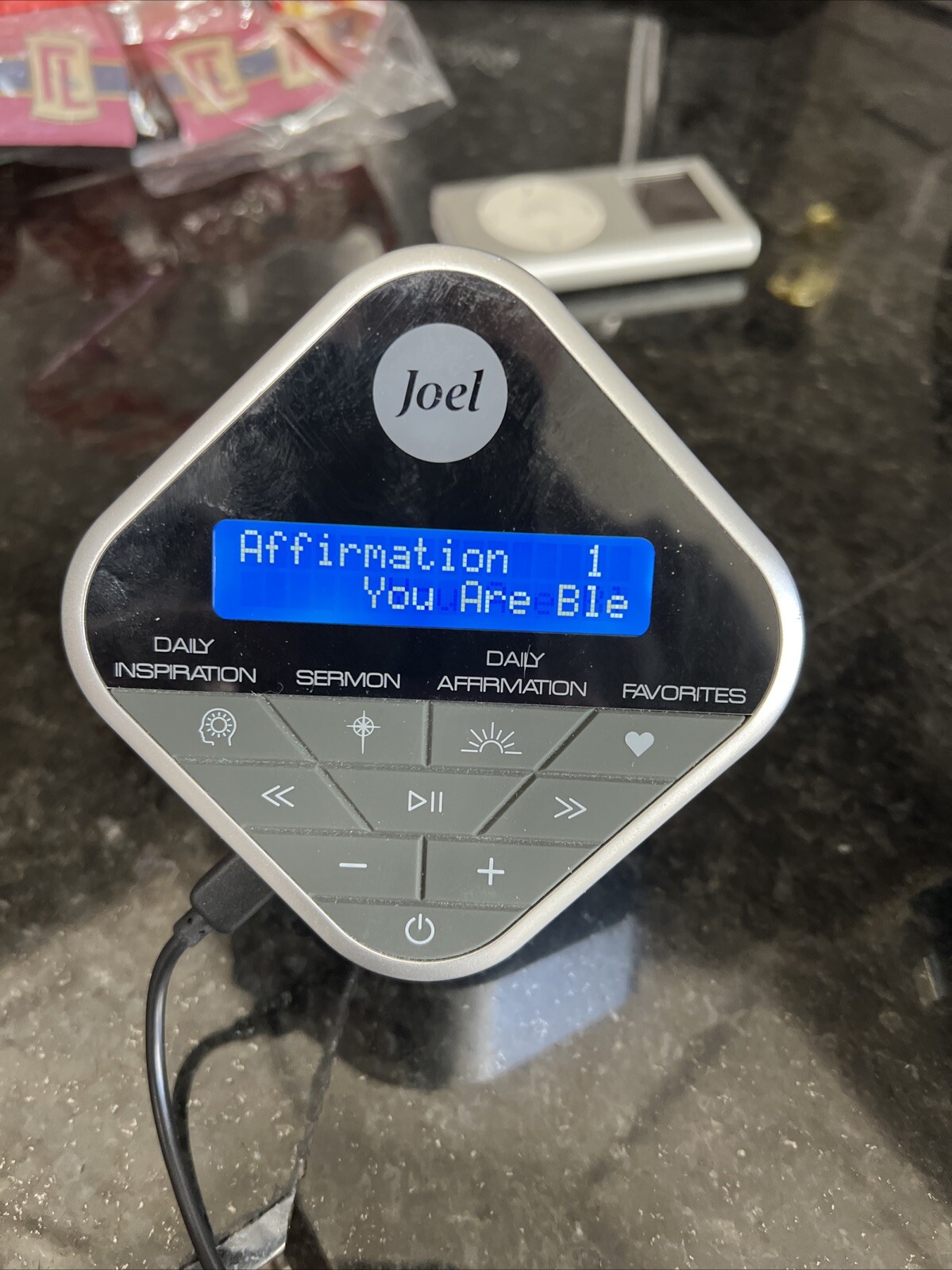 Joel Osteen Inspiration Audio Cube With Sermons and Affirmations