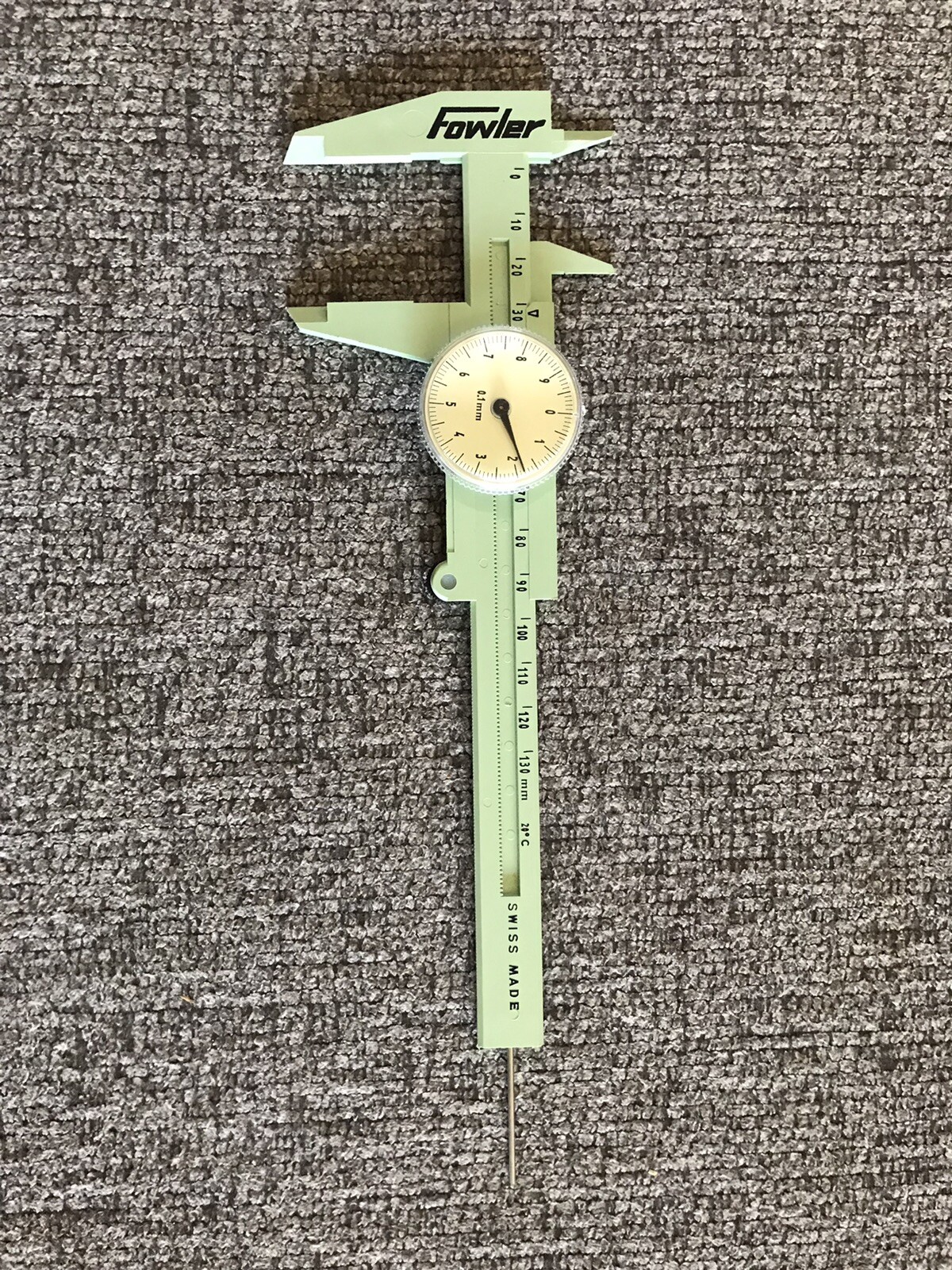Swiss Made Fowler Caliper 130mm (Green)