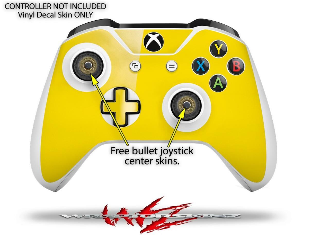 Skin XBOX One S Console Controller Solids Collection Yellow