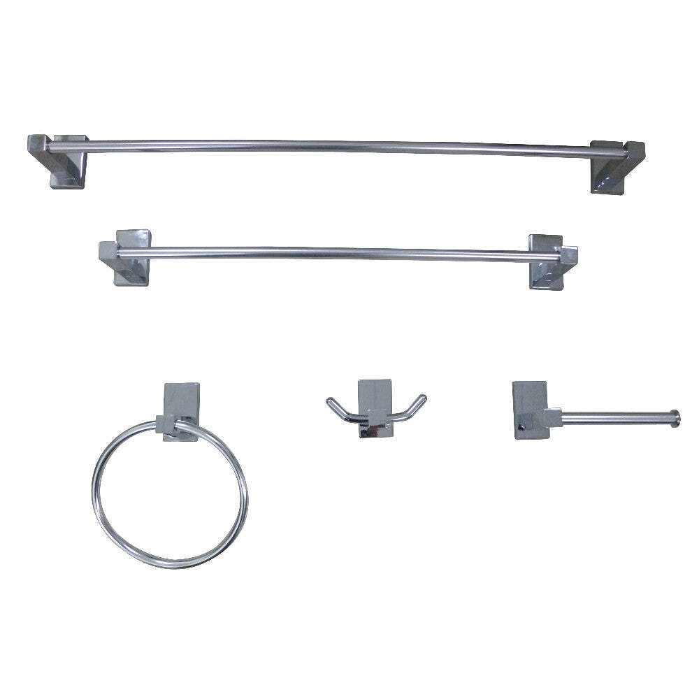 Kingston Brass Continental 5-Piece Bathroom Accessory Set