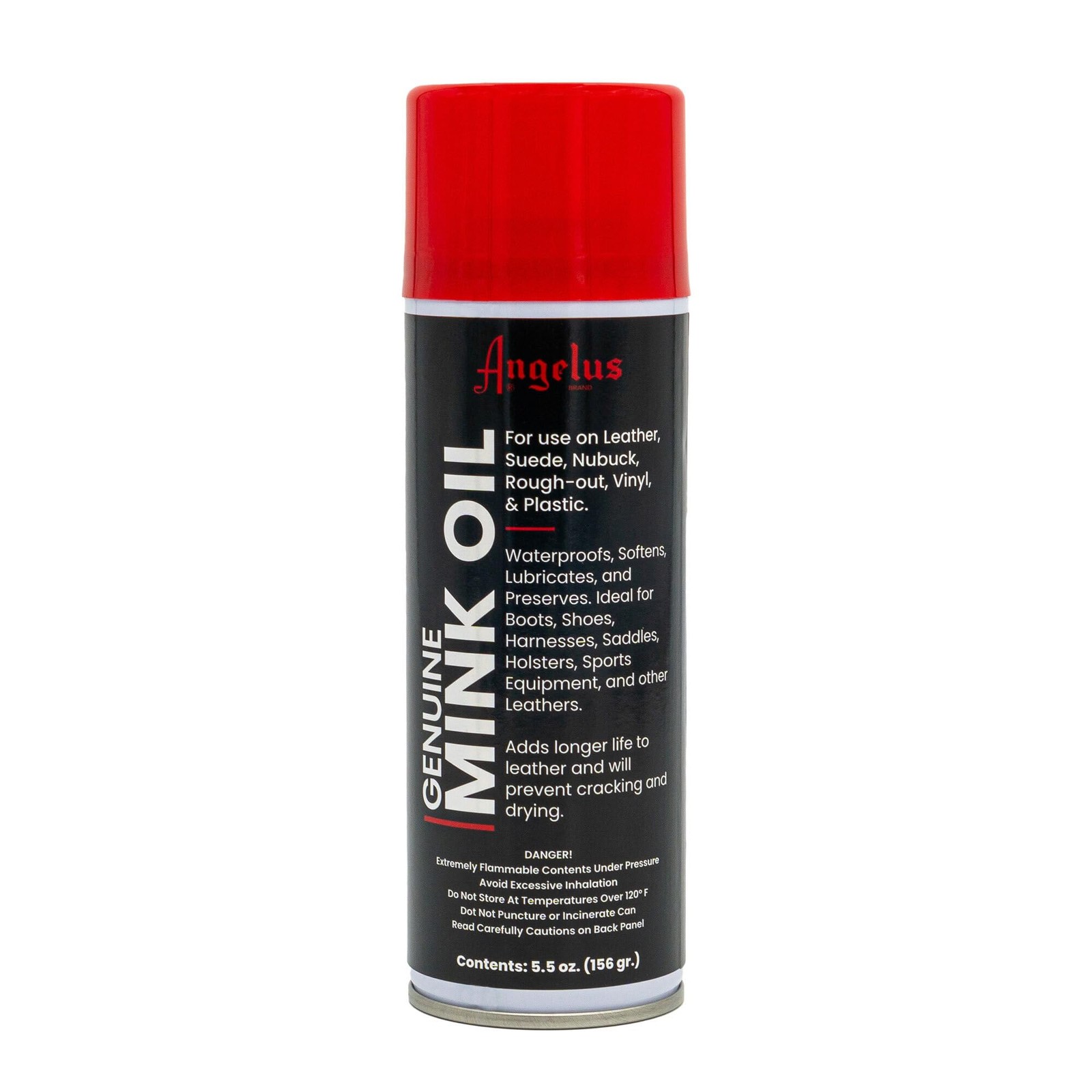 Mink Oil Conditioner Spray for Leather, Suede, Nubuck  Vinyl - 5.5 oz
