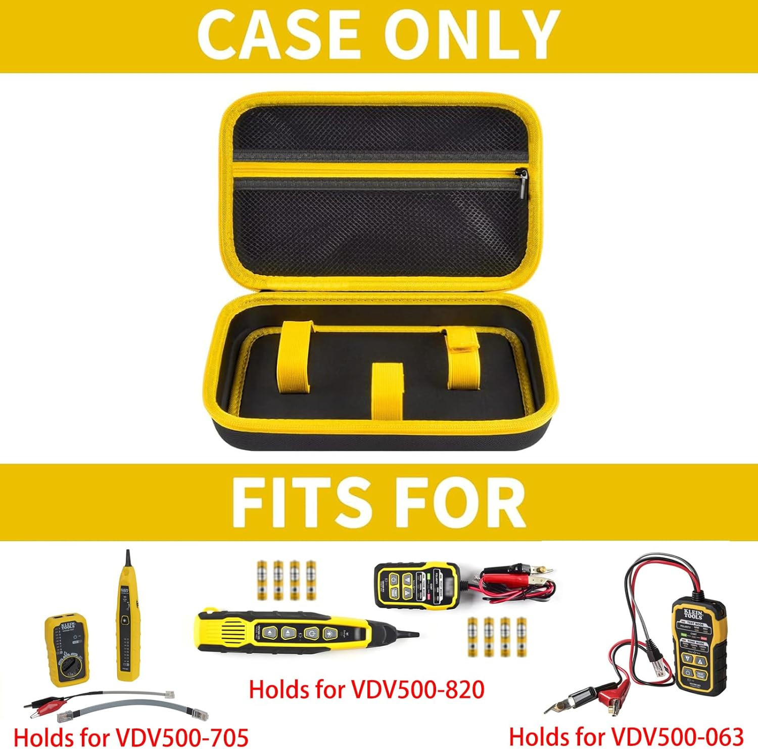 Case for Klein Tools VDV500-705/VDV500-820/VDV500-063 Wire Tracer Tone Generator