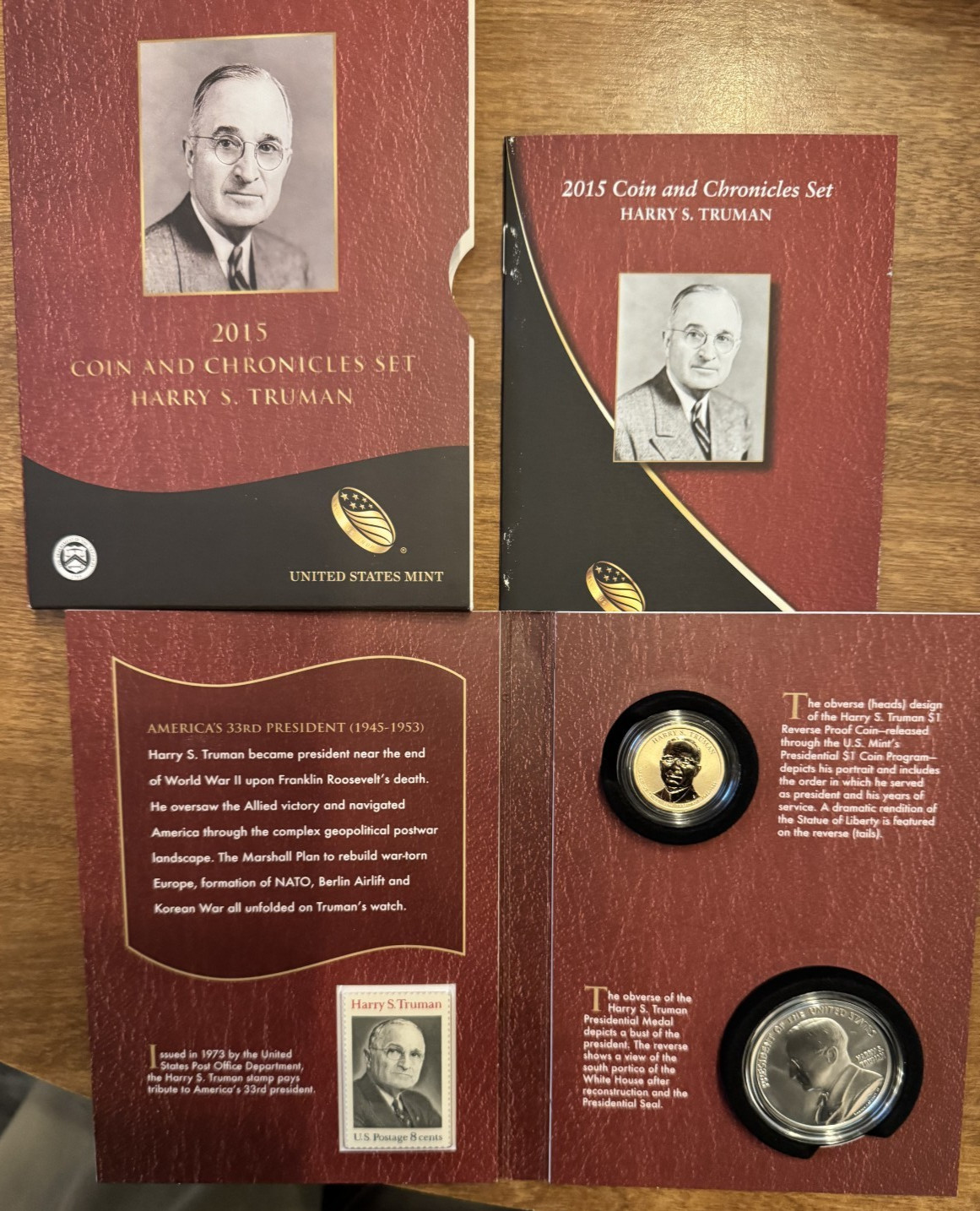 2015 Coin And Chronicle Set Harry S. Truman OGP/COA