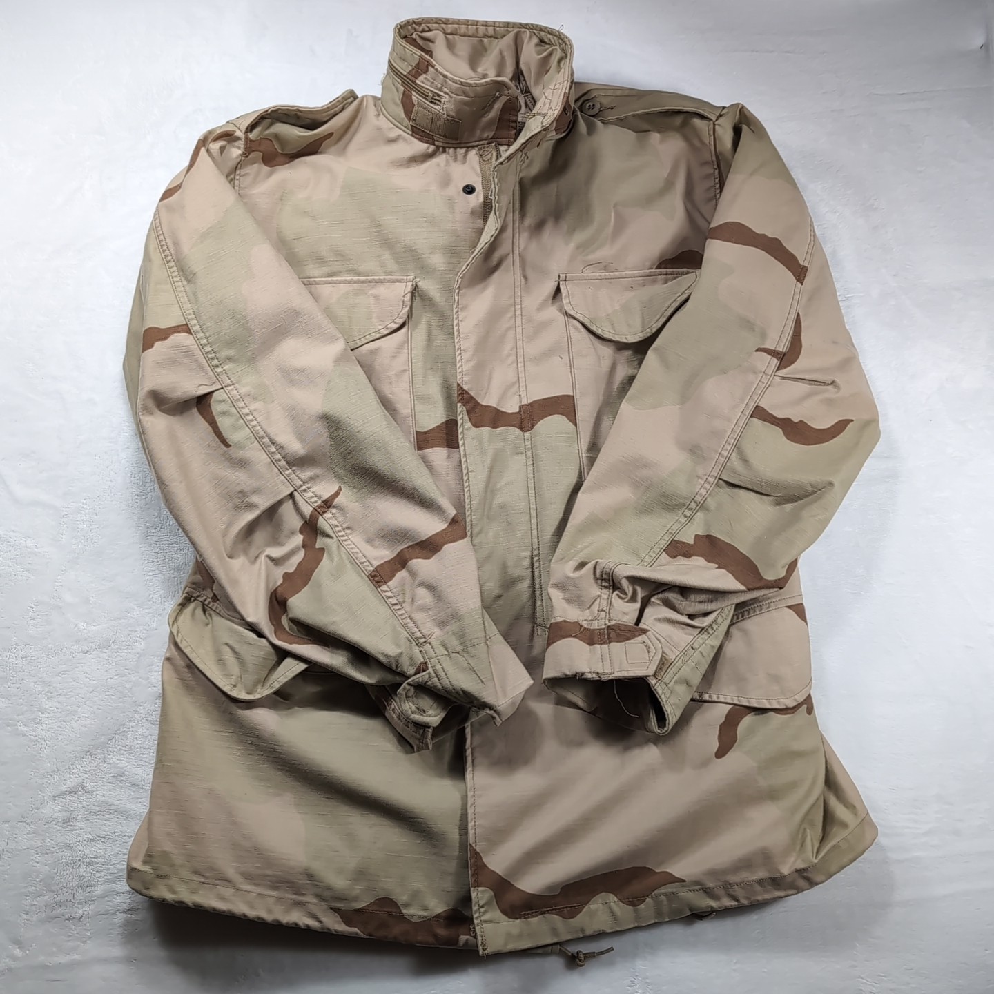Military Cold Weather Field Coat Class 4 Desert Camouflage Size Medium Long