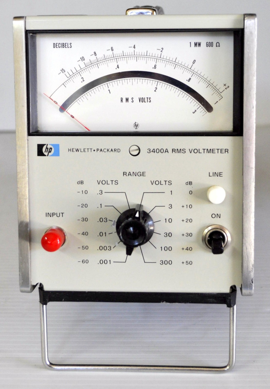 HP 3400A RMS Voltmeter Fully Solid-State 2415- Prefix | Refurbished | Calibrated