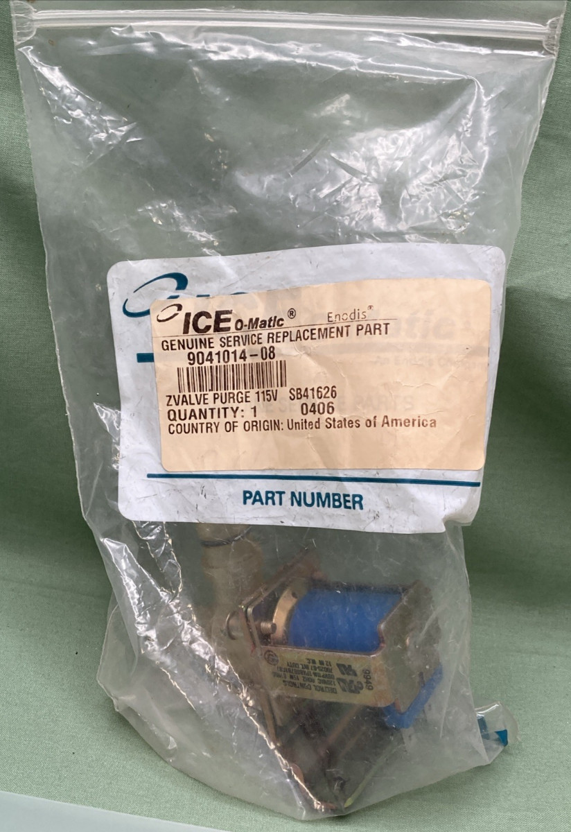 NEW GENUINE ICE O-MATIC 9041014-08 ZVALVE PURGE 115V, SB41626