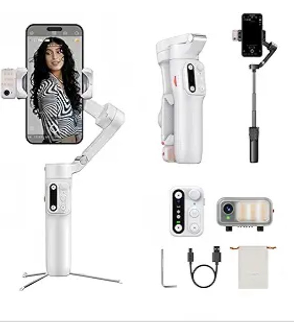Hohem iSteady V3 Gimbal Stabilizer for iPhone 3-Axis Gimbal AI Trackering