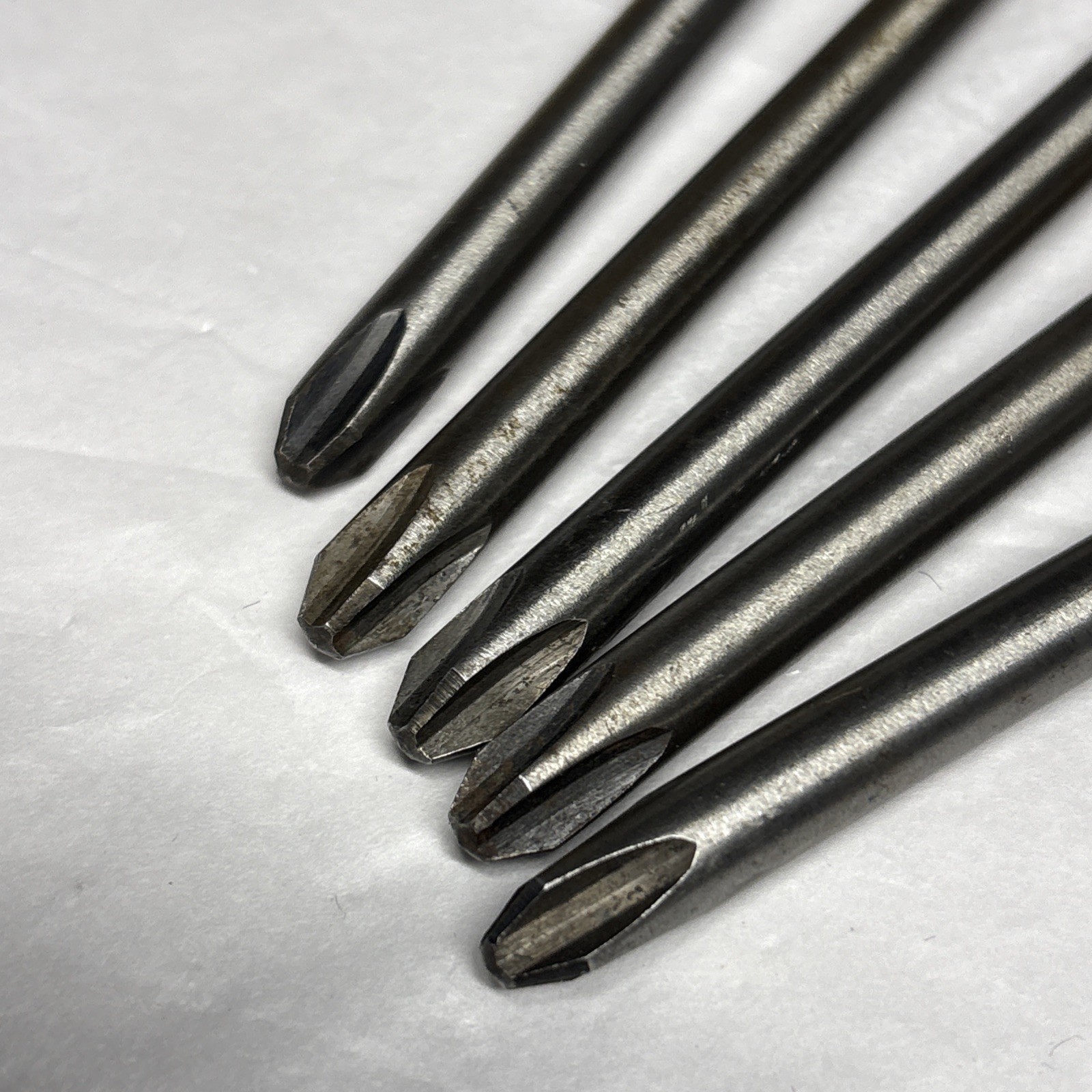 Vintage Stanley Utility 703-3 Phillips Head #3 Tip Screwdriver USA Lot Of 5 NOS