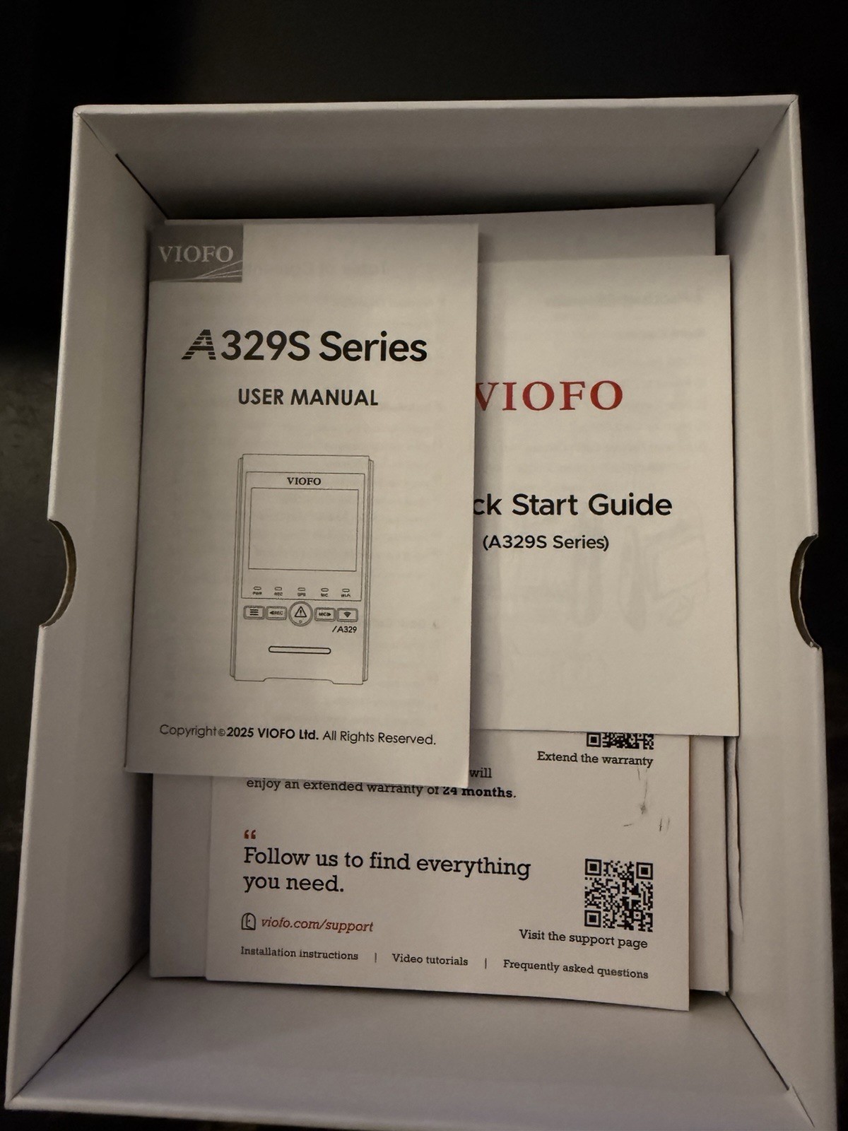 Viofo A329S 3-Channel Complete Bundle