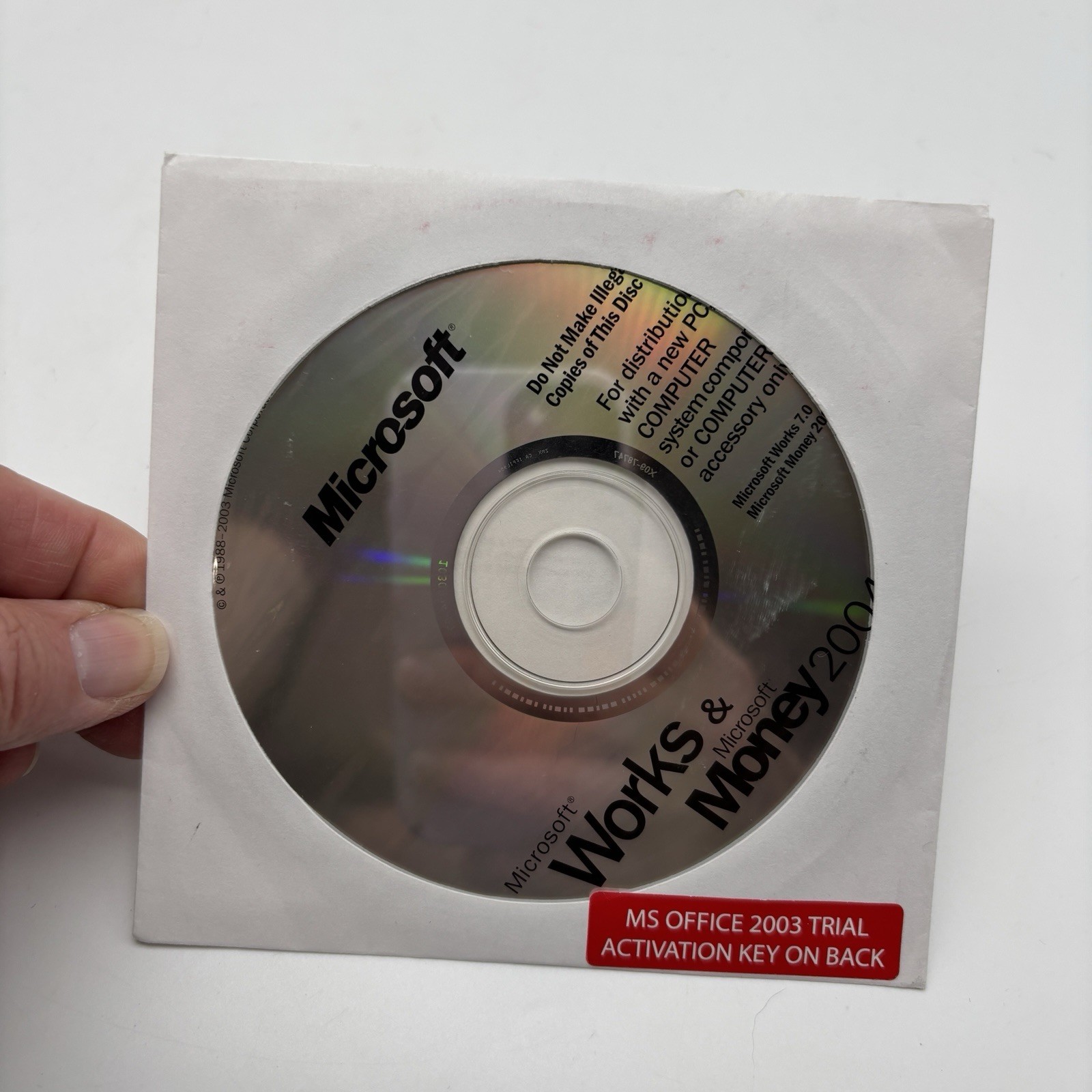 Microsoft Works And Money 2004 PC Software w/ Product Key, NEW SEALED