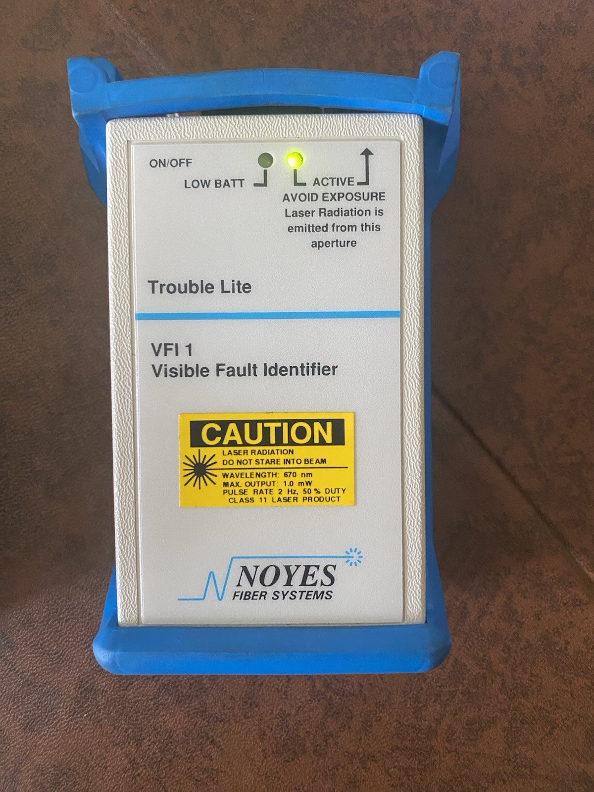 Noyes VFI 1 Visible Fault Identifier 670nm Handheld Max Output 10mW