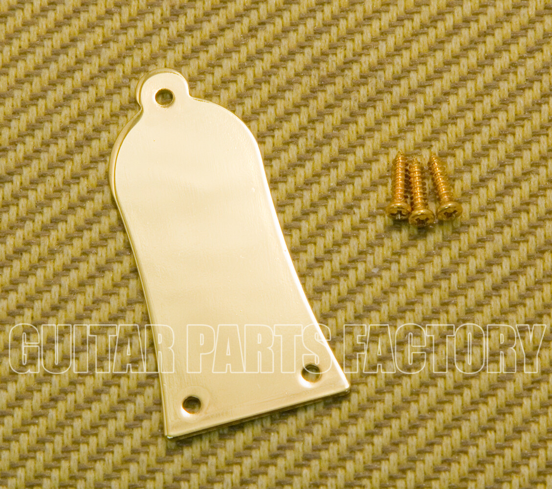 TRC-EGM (1) Gold Metal EPI Style Guitar Truss Rod Cover Plate w/Screws