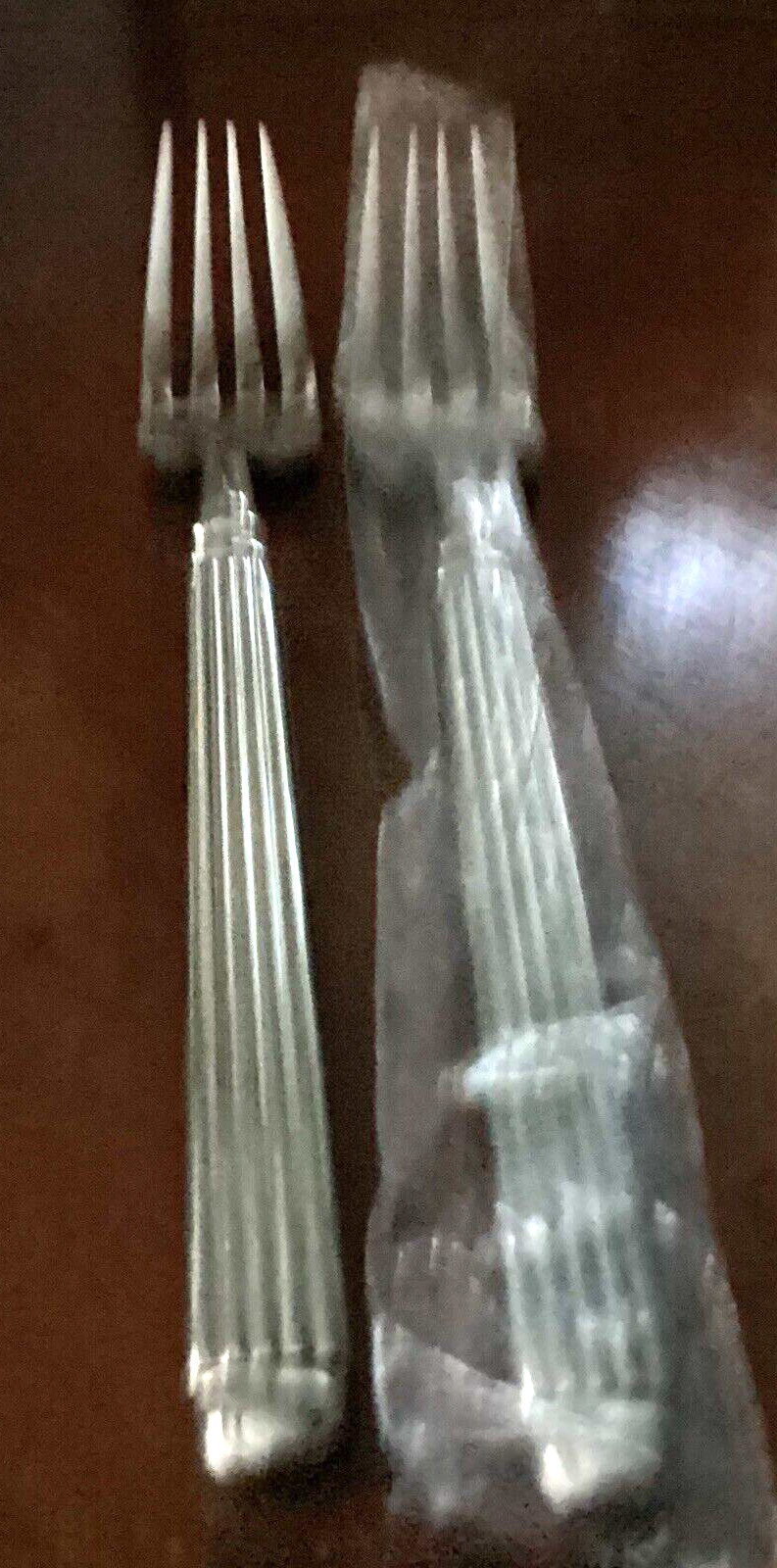 MONUMENT Hampton Silversmiths Set 2 Dinner Forks 18/10 Unused Stainless Flatware