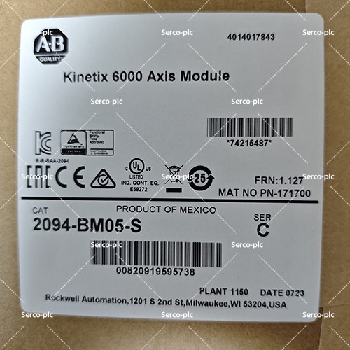 New Factory Sealed 2094-BM05-S AB Kinetix 6000 Axis Module Free Shipping