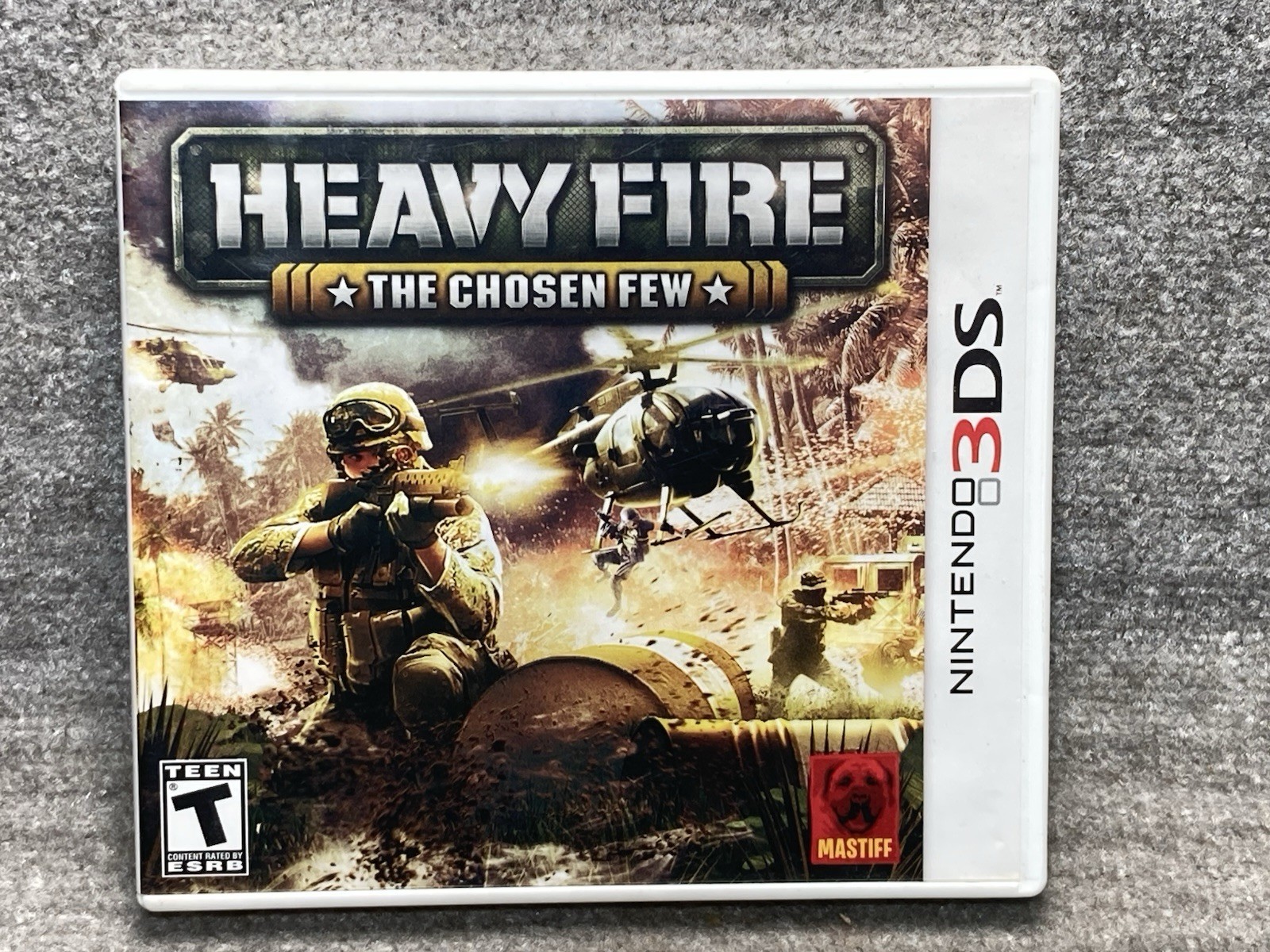Nintendo 3DS - Heavy Fire: The Chosen Few - Case ONLY (NO GAME) - Authentic
