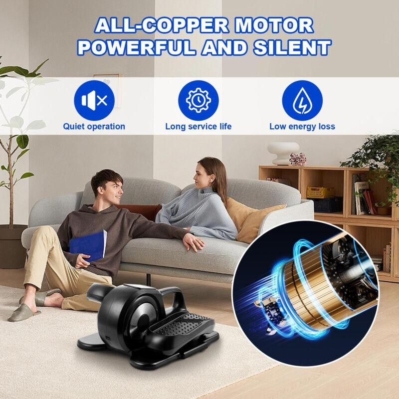 Ellipse Electric Elliptical Machine Under Desk Leg Exercise Speed Adjust