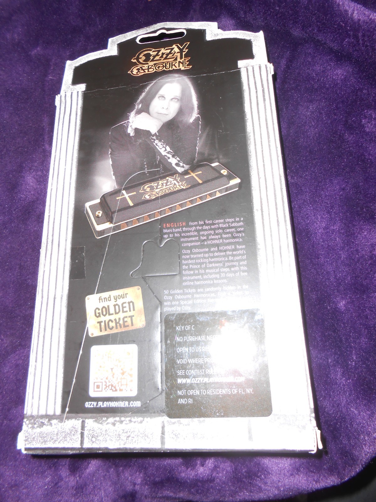 OZZY OSBOURNE HOHNER HARMONICA