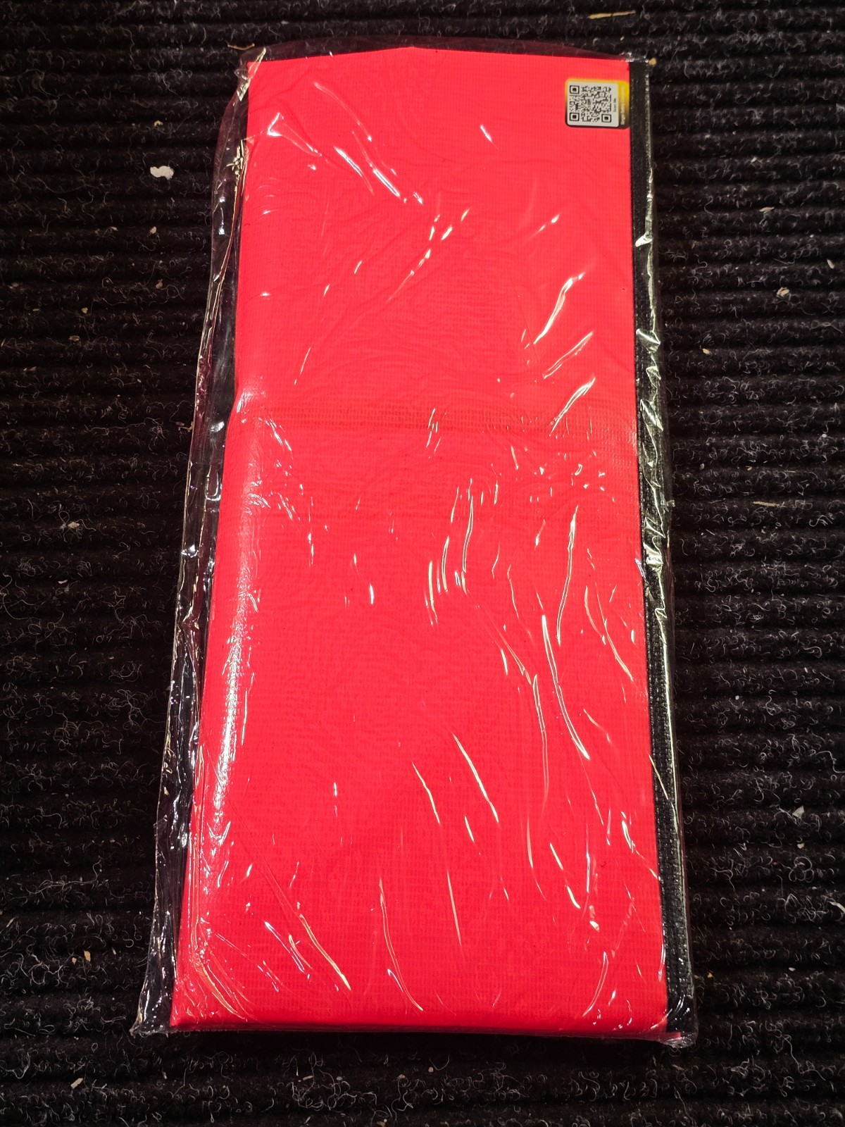 (QTY 2) Large Fire Extinguisher Cover With Window, Red 10090301