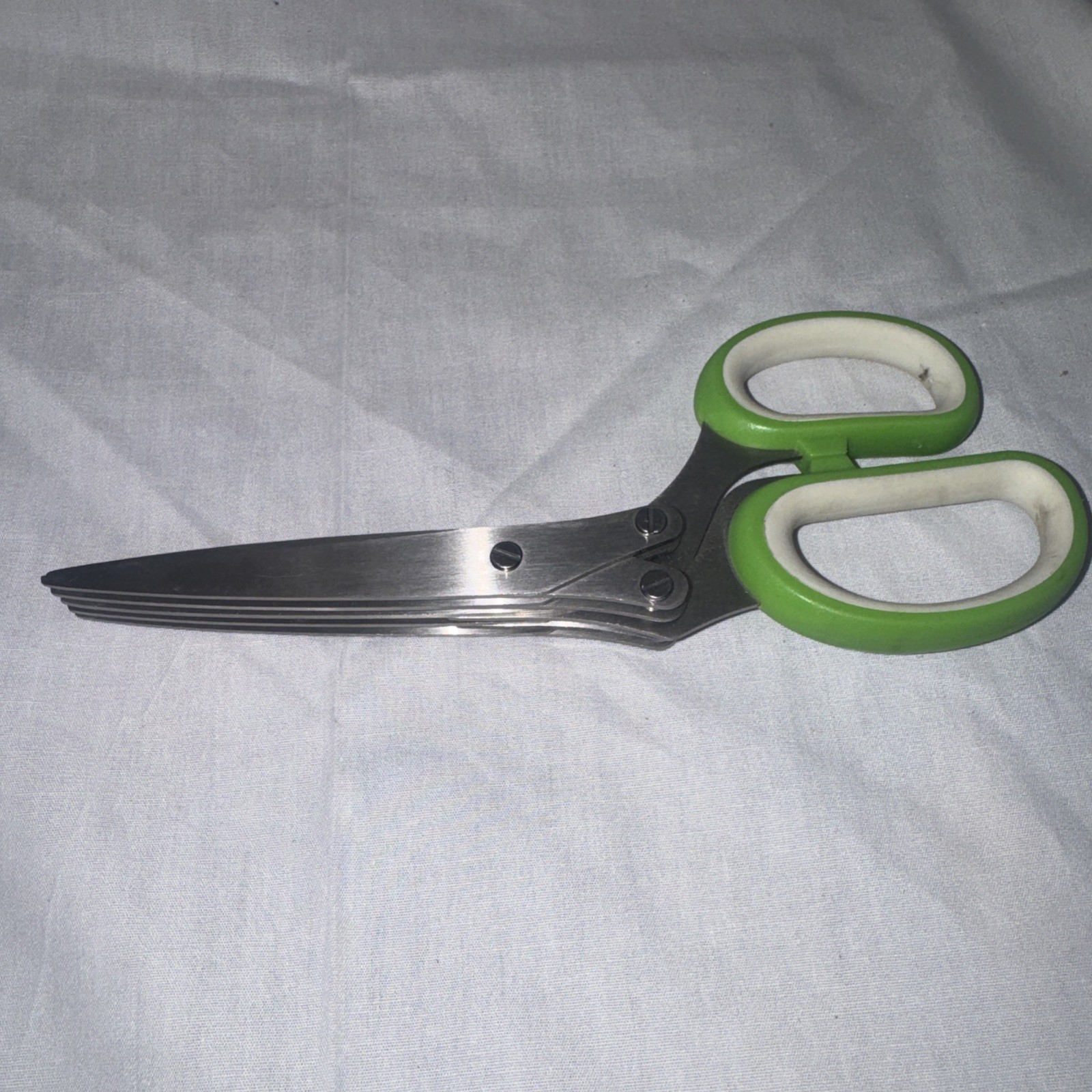 Herb Scissors Chop Herbs Easily with 5 Blade Scissors Onion Cutter Kitchen Tool
