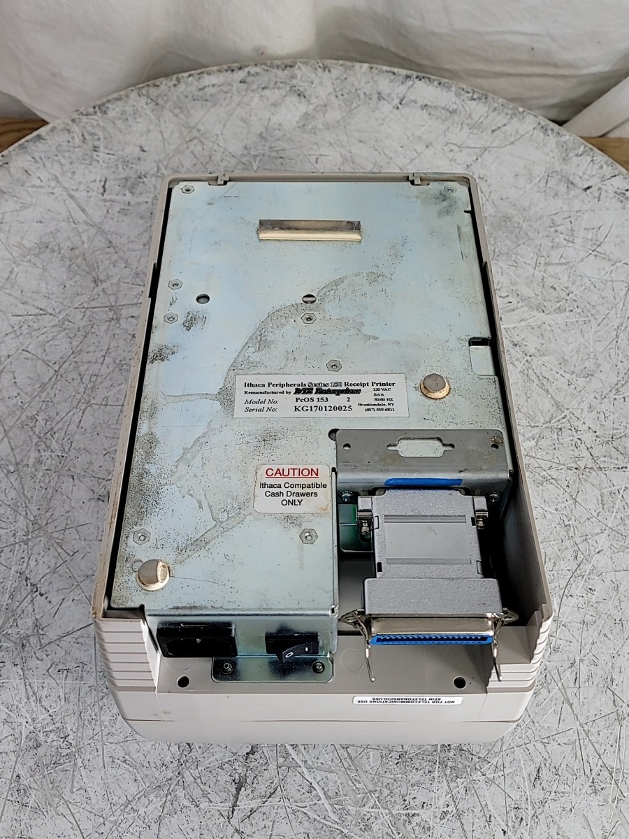 DTS Ithaca Series 150 PcOS 153 Impact Receipt Printer SEE NOTES
