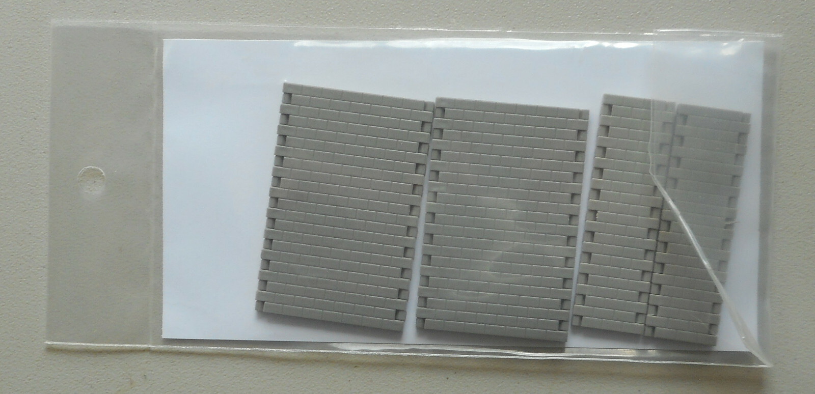 Short Sections Interlocking Concrete Block HO 1:87 SCALE LAYOUT PIKESTUFF 1006