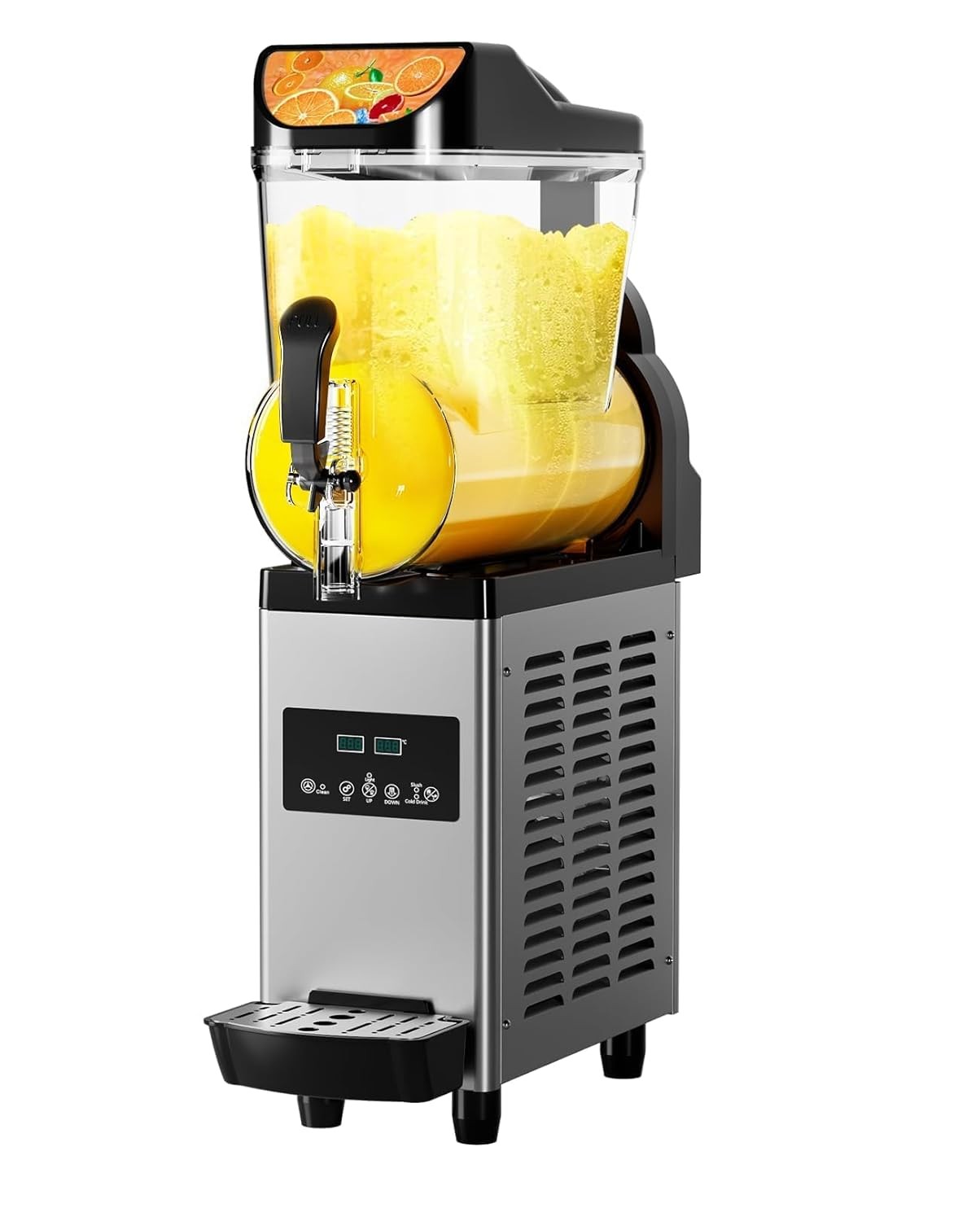 Commercial Slushy Machine 4Gal/15L Tank Margarita Smoothie Cold Frozen Drink
