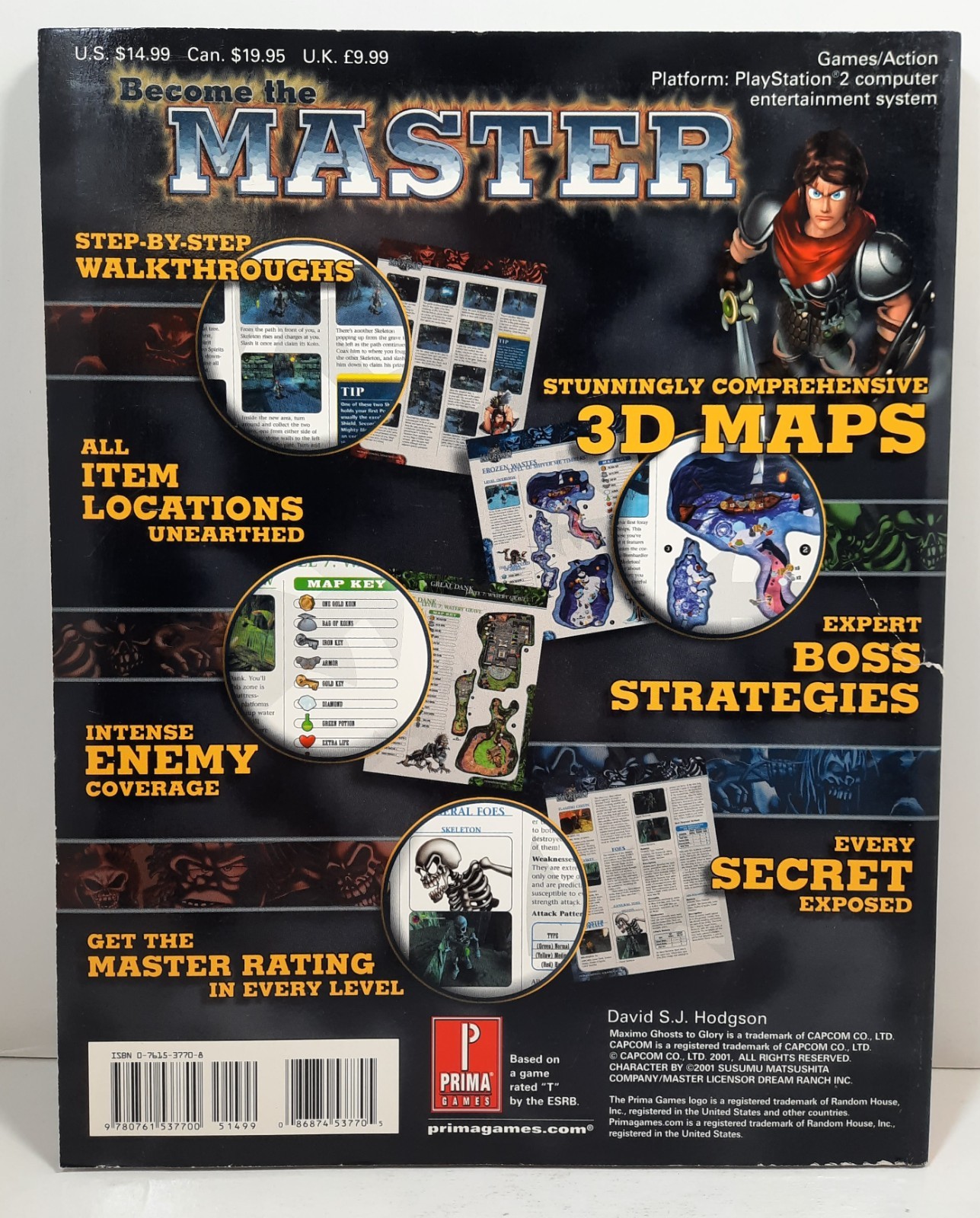 Maximo Ghosts to Glory Prima Official Strategy Guide with SEALED Secrets Section