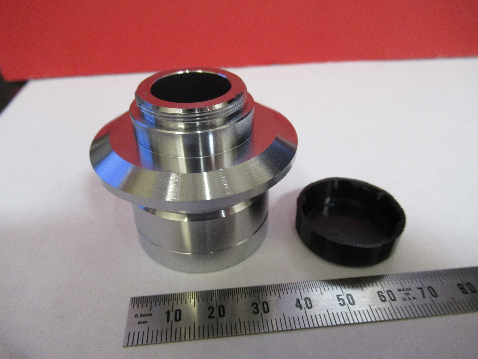 MICROSCOPE PART NIKON CAMERA ADAPTER C MOUNT JAPAN OPTICS AS PICTURED 96-B-04