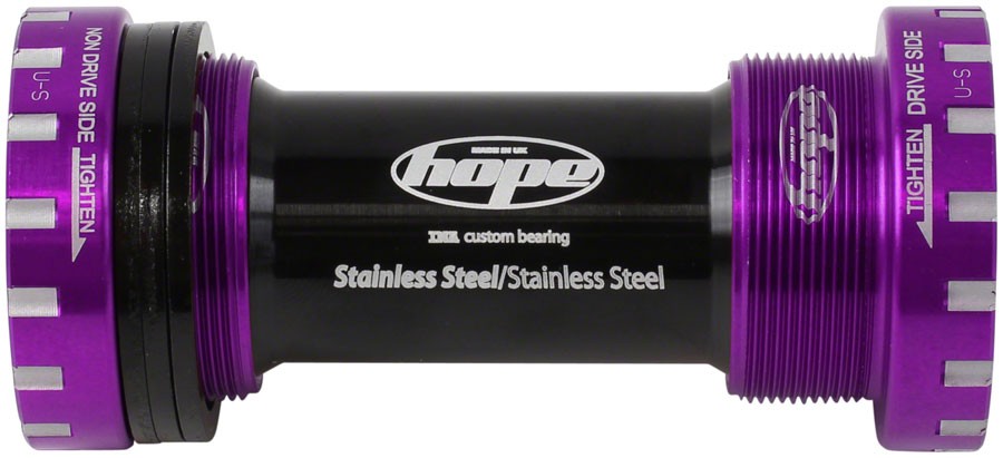 Hope BSA Threaded Bottom Bracket - Stainless Steel, Sealed Bearings, 68/73mm,